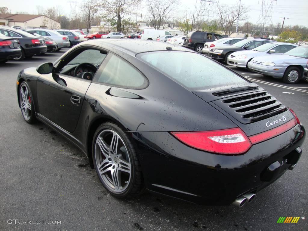 2010 911 Carrera 4S Coupe - Black / Black photo #9