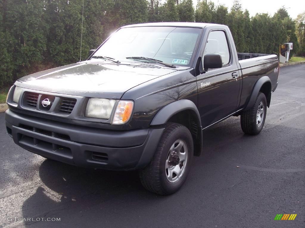 1999 Black Emerald Nissan Frontier XE Regular Cab 4x4 21381987 Photo