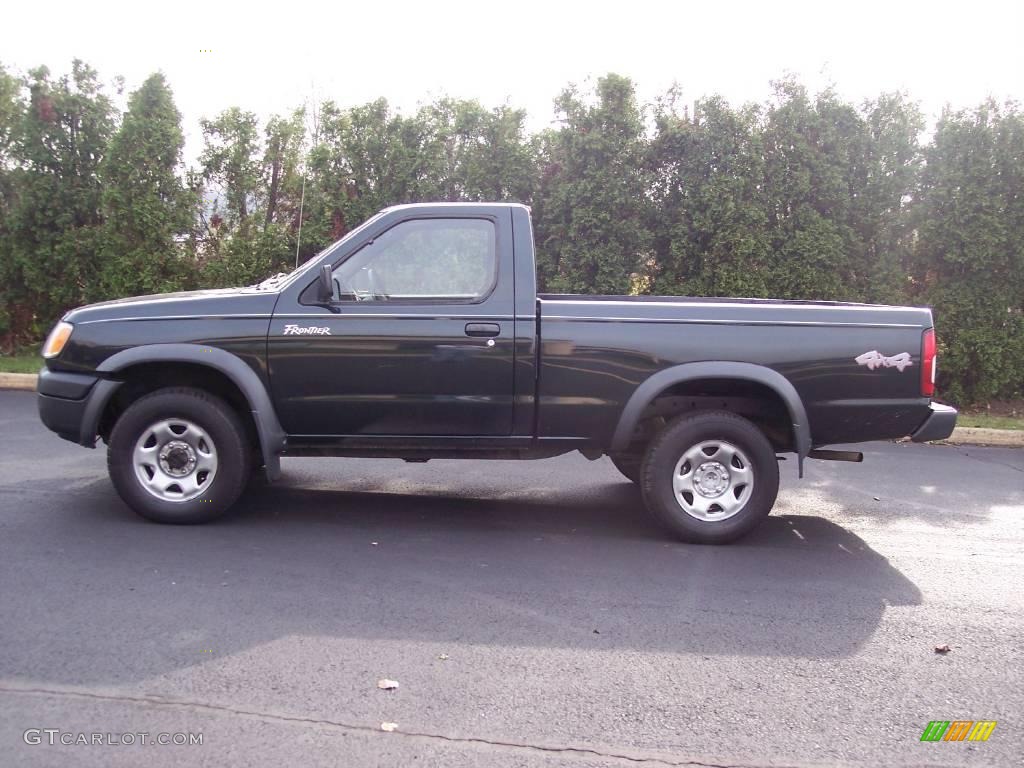 1999 Black Emerald Nissan Frontier XE Regular Cab 4x4 21381987 Photo