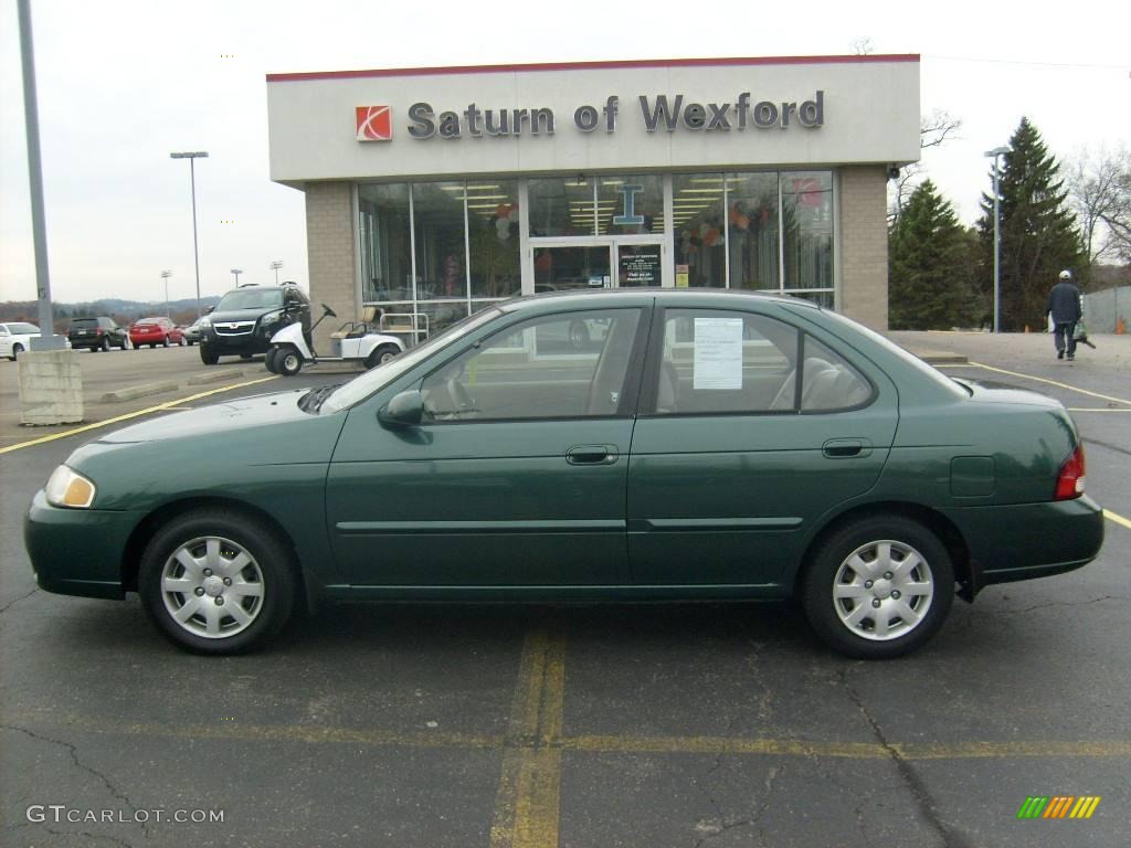 2000 Sentra GXE - Jaded Pearl / Sand photo #1