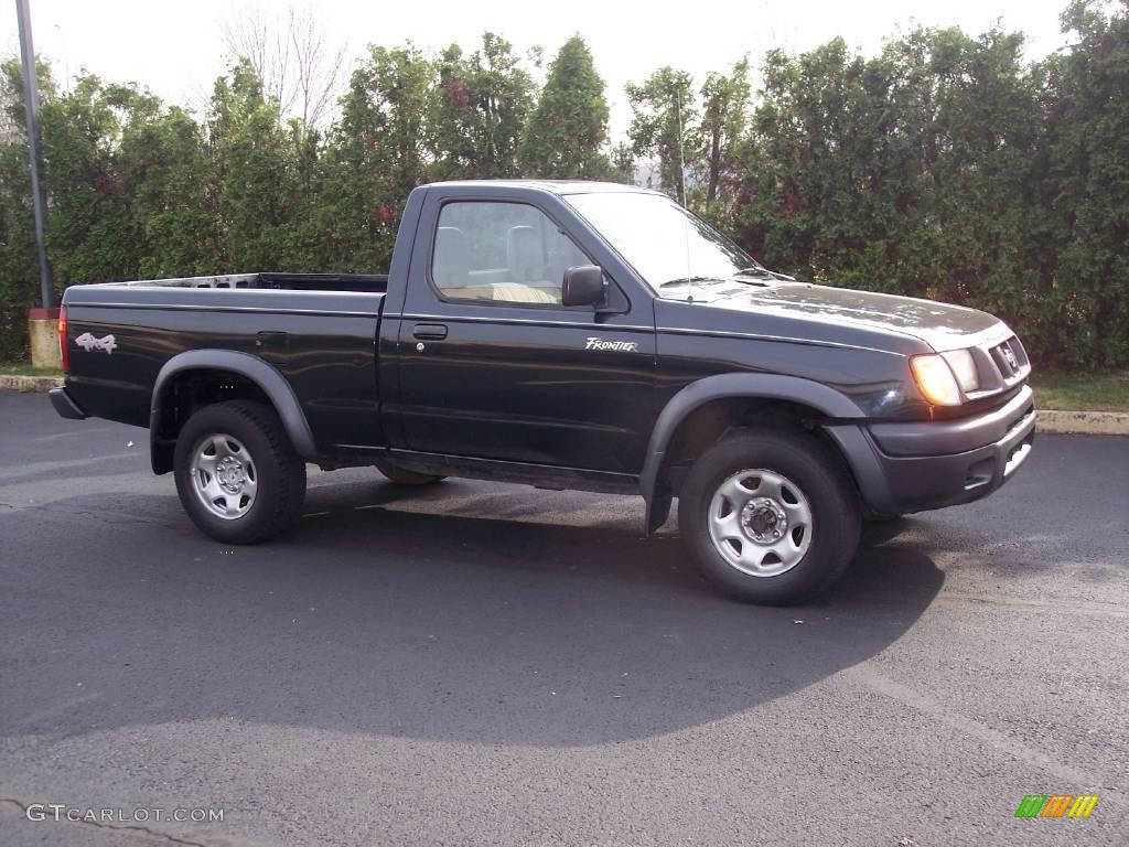 1999 Black Emerald Nissan Frontier XE Regular Cab 4x4 21381987 Photo