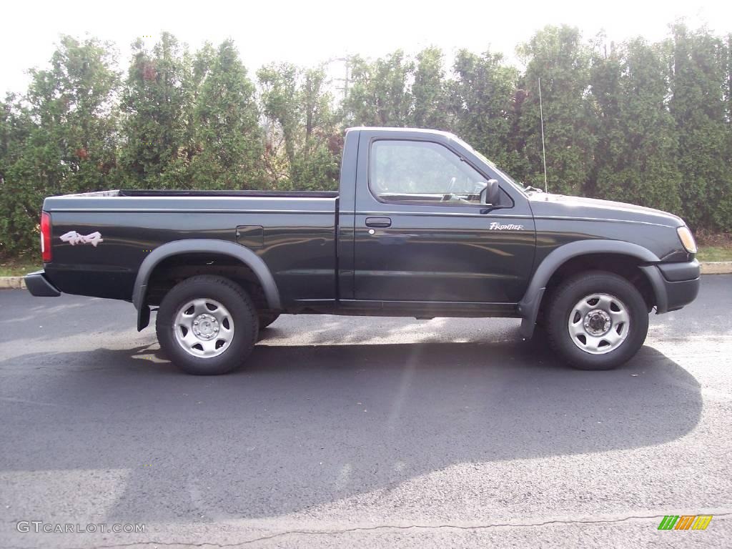 1999 Black Emerald Nissan Frontier XE Regular Cab 4x4 21381987 Photo