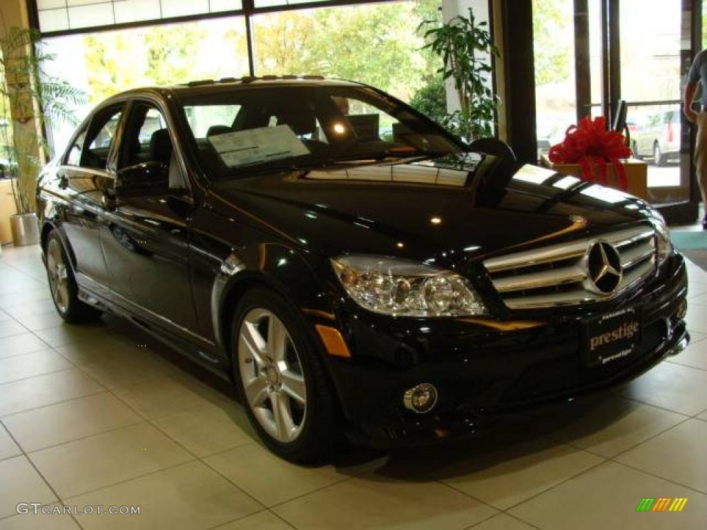 2010 C 300 Sport 4Matic - Black / Black photo #1