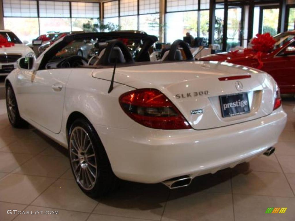 2010 SLK 300 Diamond White Edition Roadster - designo Mystic White / Diamond White Edition Two-Tone photo #4