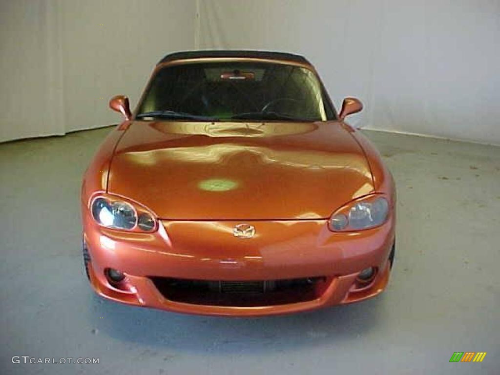 2005 MX-5 Miata MAZDASPEED Grand Touring Roadster - Lava Orange Mica / Black photo #2