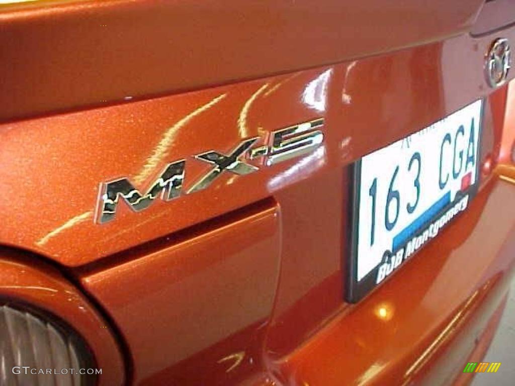 2005 MX-5 Miata MAZDASPEED Grand Touring Roadster - Lava Orange Mica / Black photo #20