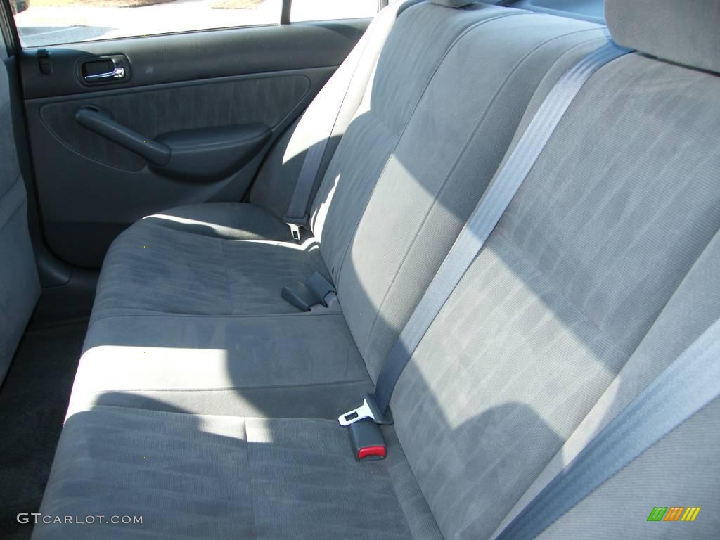 2004 Civic EX Sedan - Magnesium Metallic / Gray photo #22