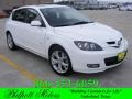 2007 Crystal White Pearl Mazda MAZDA3 s Touring Hatchback  photo #1