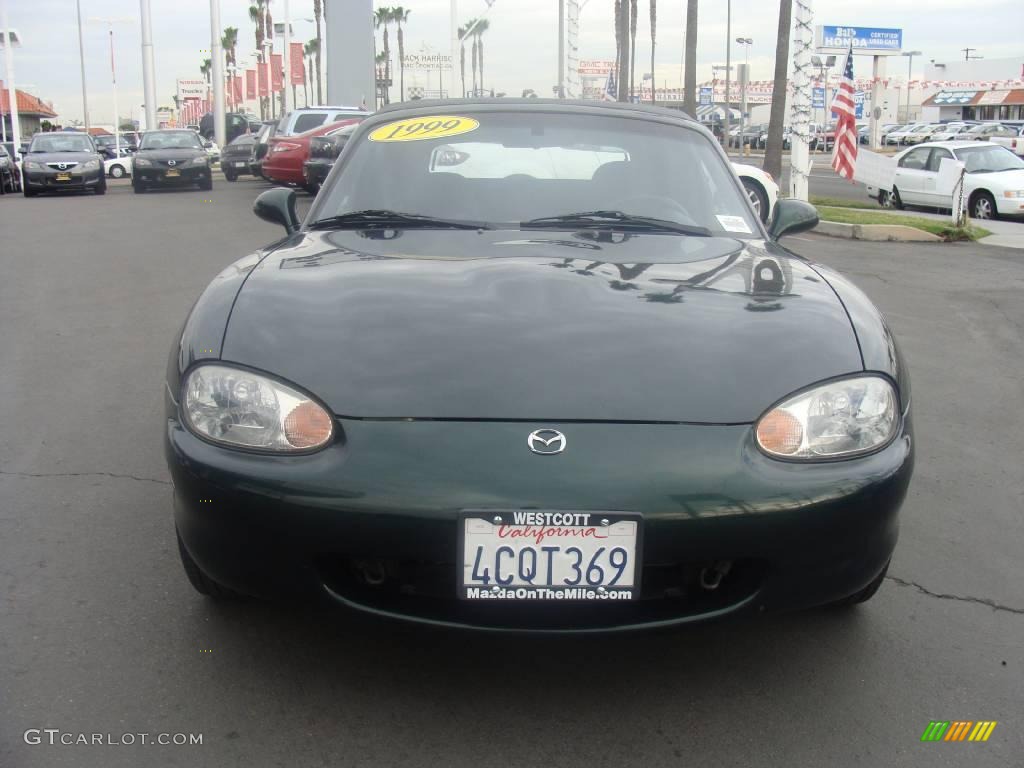 1999 MX-5 Miata Roadster - Emerald Green Mica / Black photo #1