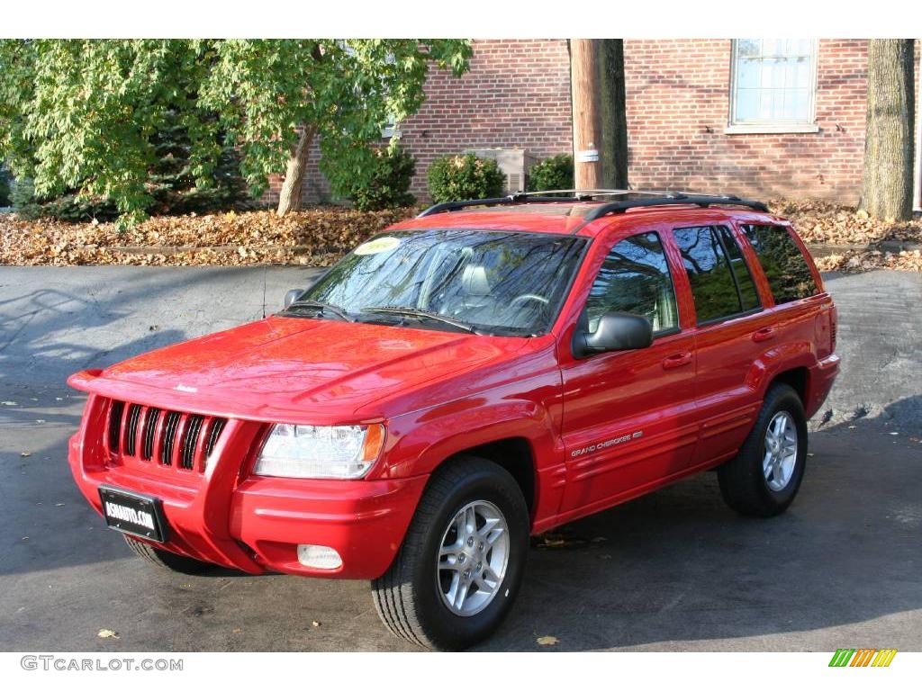 Flame Red Jeep Grand Cherokee