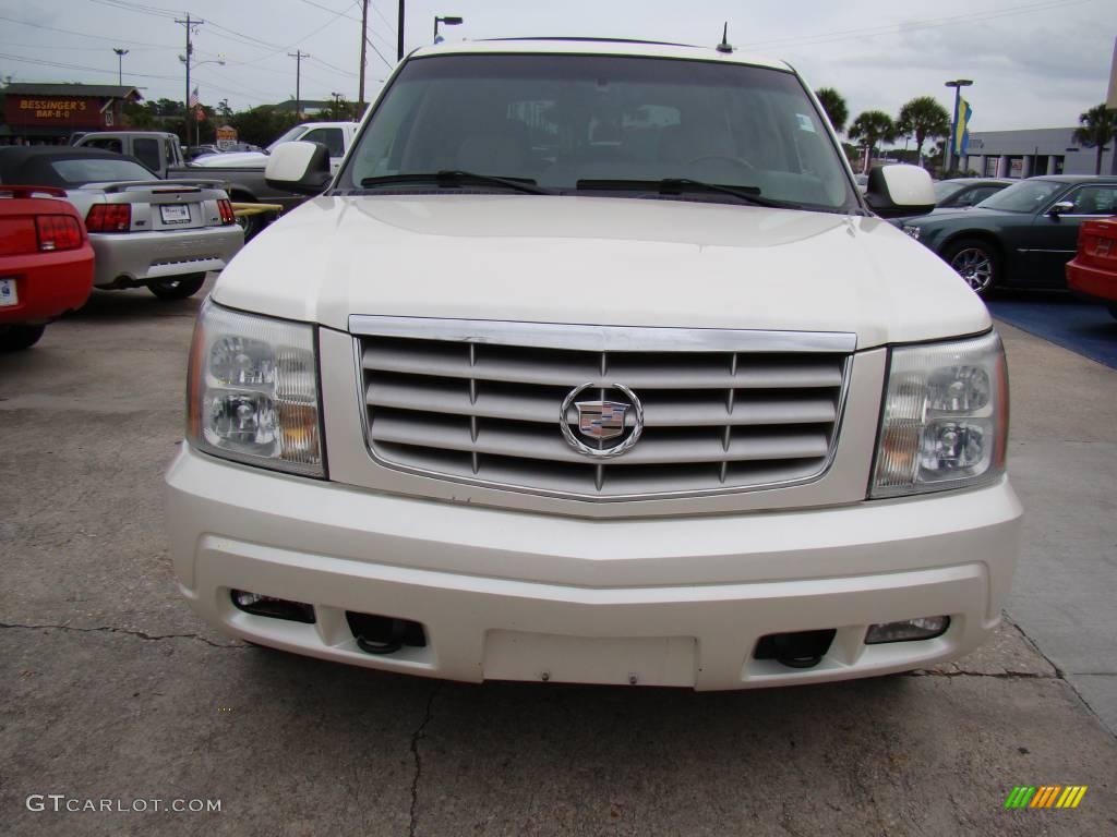 2003 Escalade  - White Diamond / Shale photo #3