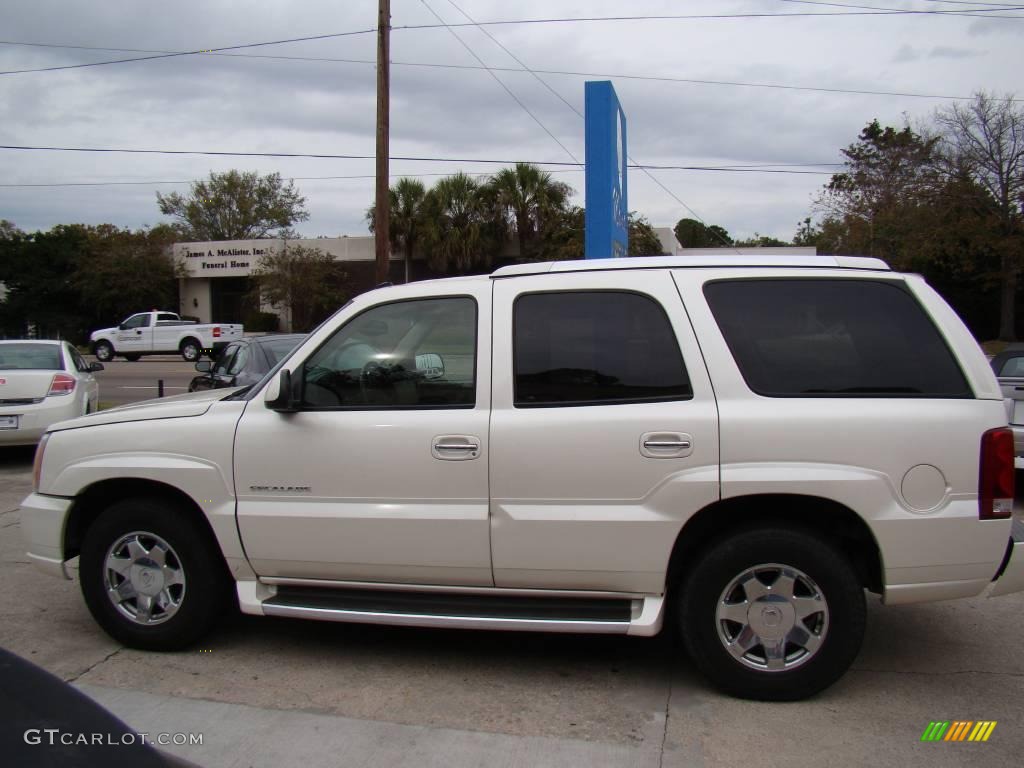 2003 Escalade  - White Diamond / Shale photo #5