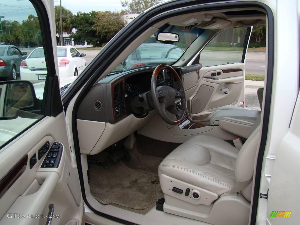 2003 Escalade  - White Diamond / Shale photo #9