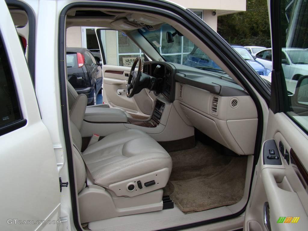 2003 Escalade  - White Diamond / Shale photo #12