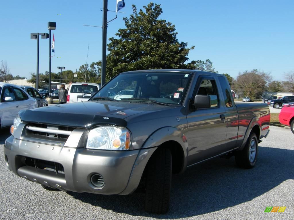 2003 Frontier XE King Cab - Granite Metallic / Gray photo #1