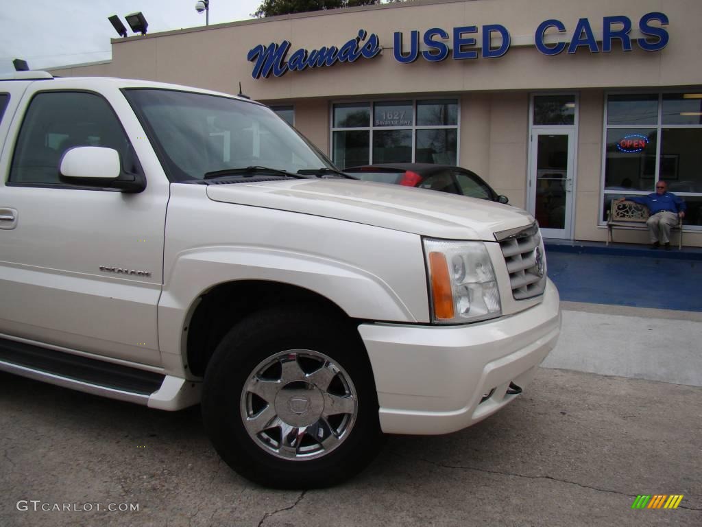 2003 Escalade  - White Diamond / Shale photo #28
