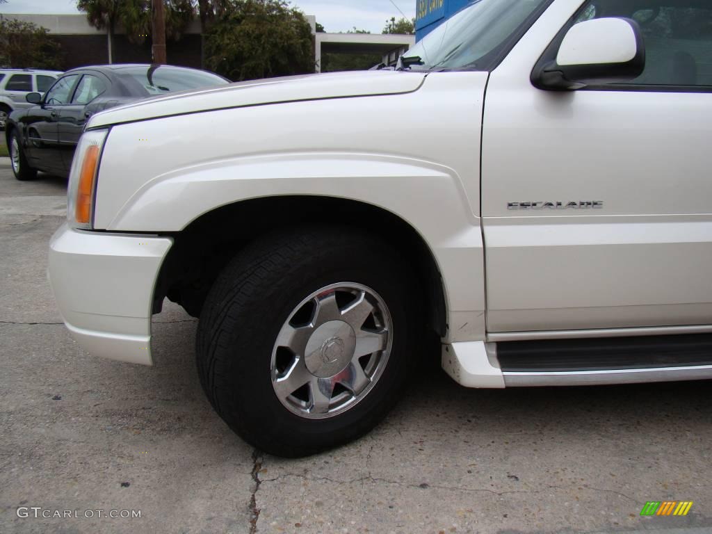 2003 Escalade  - White Diamond / Shale photo #29