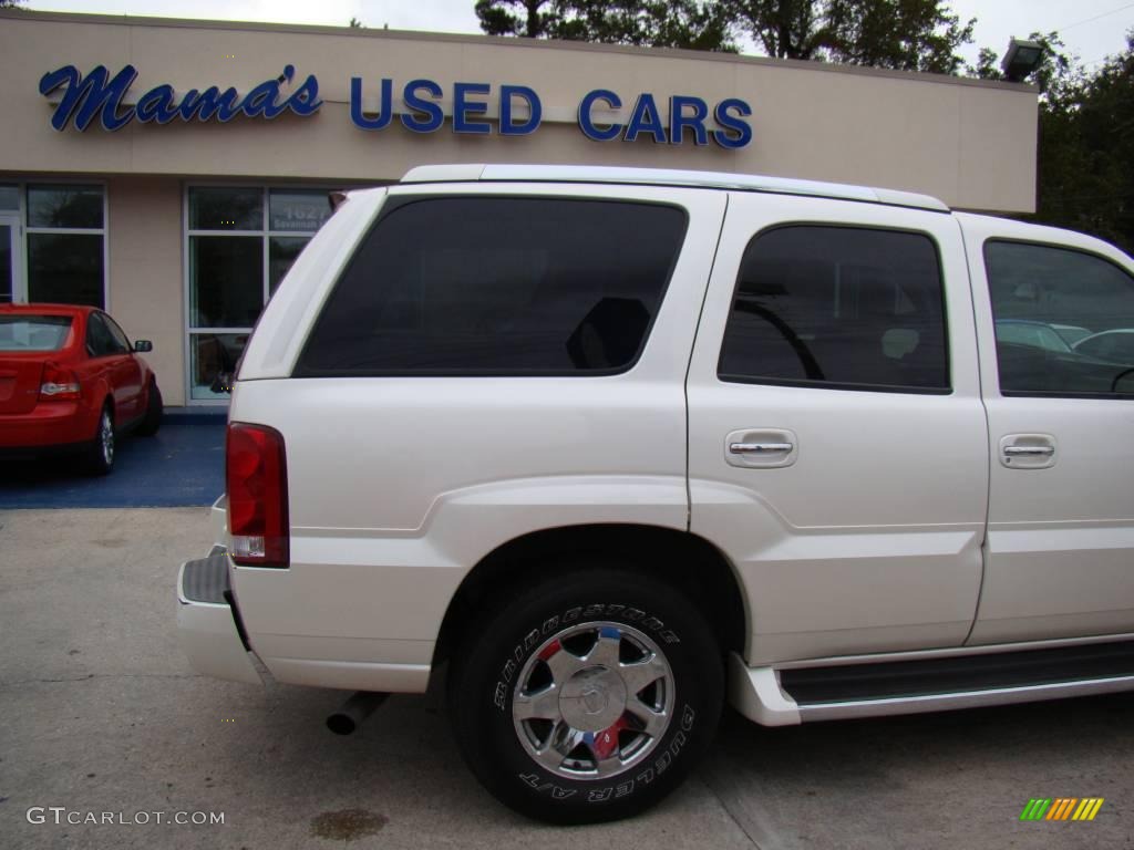 2003 Escalade  - White Diamond / Shale photo #31