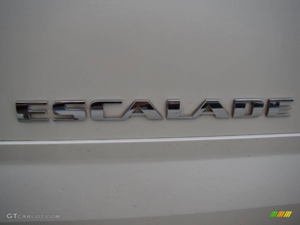 2003 Escalade  - White Diamond / Shale photo #33