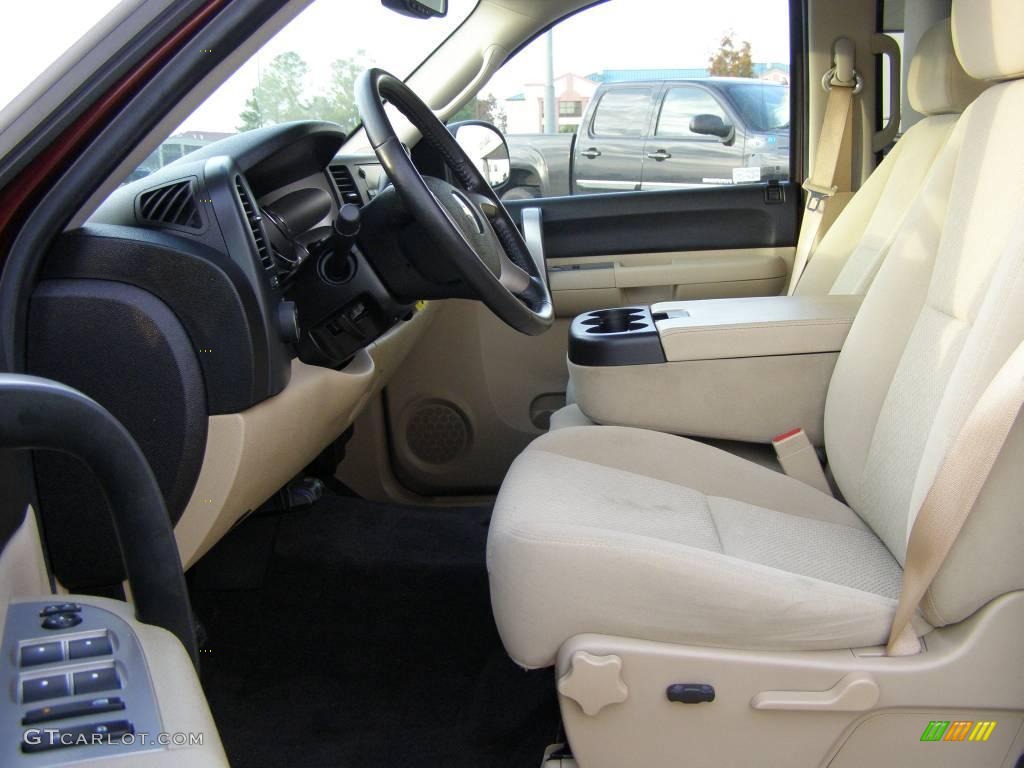 2008 Silverado 1500 Z71 Crew Cab 4x4 - Deep Ruby Metallic / Light Cashmere/Ebony Accents photo #9