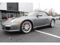 2010 Meteor Grey Metallic Porsche 911 Carrera S Cabriolet  photo #1