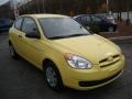 2008 Mellow Yellow Hyundai Accent GS Coupe  photo #5