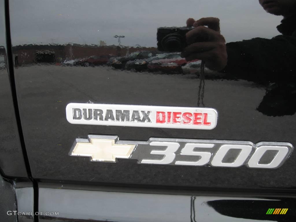 2006 Silverado 3500 LT Crew Cab 4x4 Dually - Black / Dark Charcoal photo #16