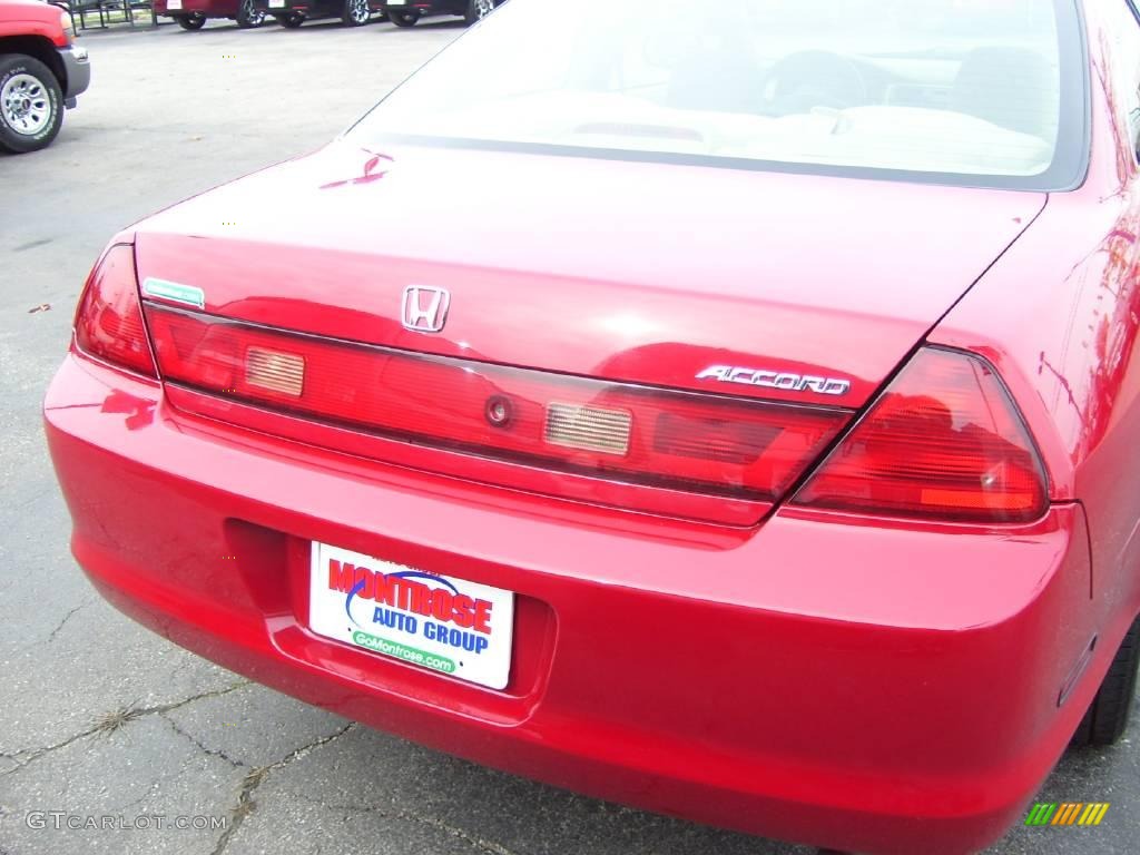 2000 Accord EX Coupe - San Marino Red / Ivory photo #5