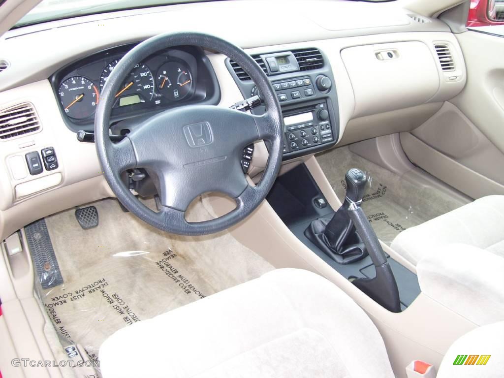 2000 Accord EX Coupe - San Marino Red / Ivory photo #6