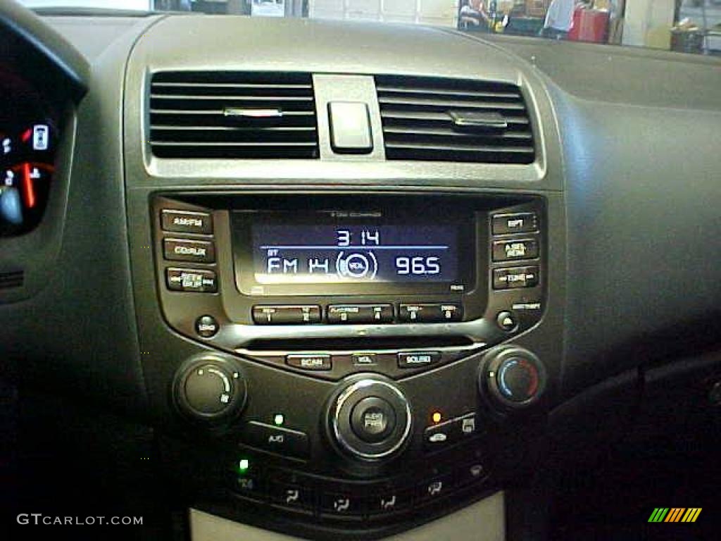 2003 Accord EX Coupe - Satin Silver Metallic / Black photo #13