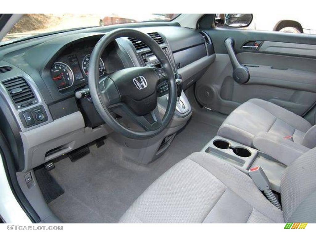 2008 CR-V LX - Taffeta White / Gray photo #1