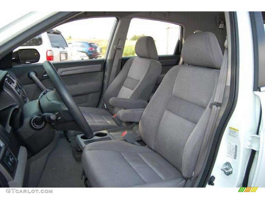 2008 CR-V LX - Taffeta White / Gray photo #2