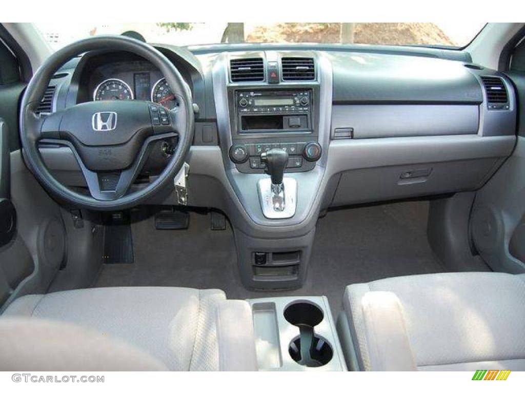 2008 CR-V LX - Taffeta White / Gray photo #3