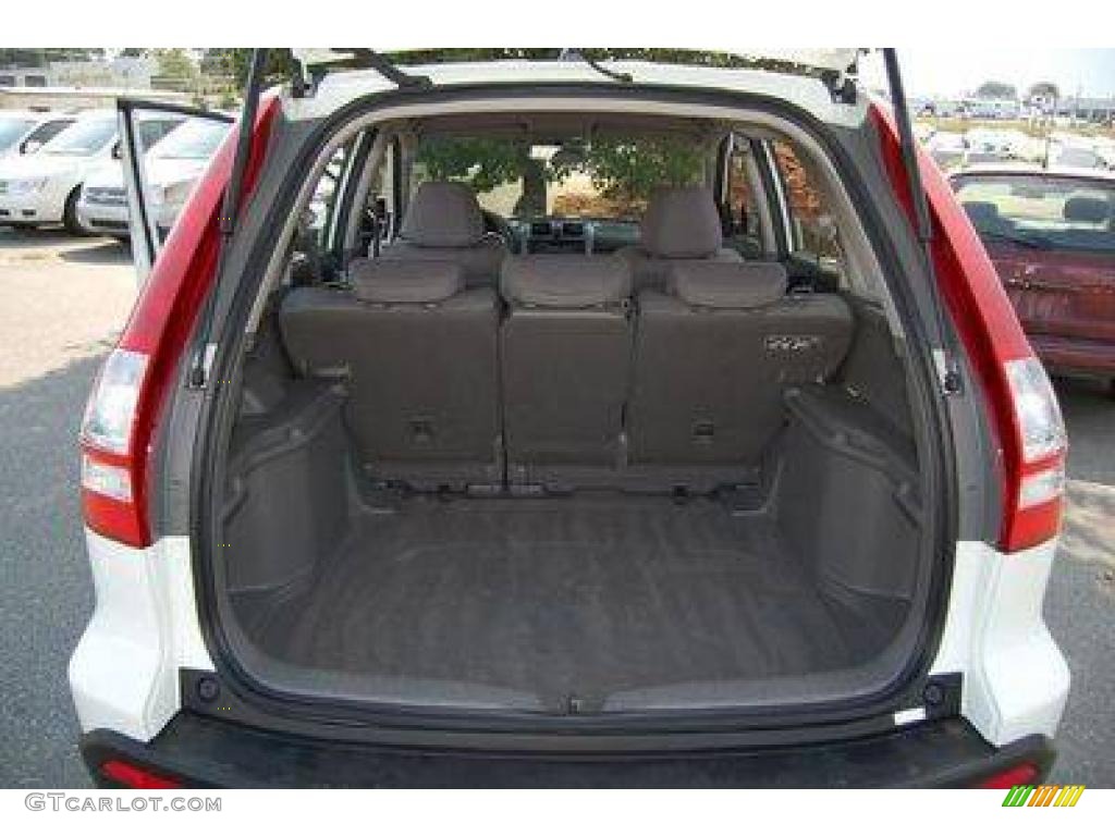 2008 CR-V LX - Taffeta White / Gray photo #6