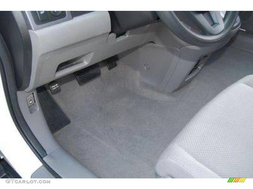 2008 CR-V LX - Taffeta White / Gray photo #7