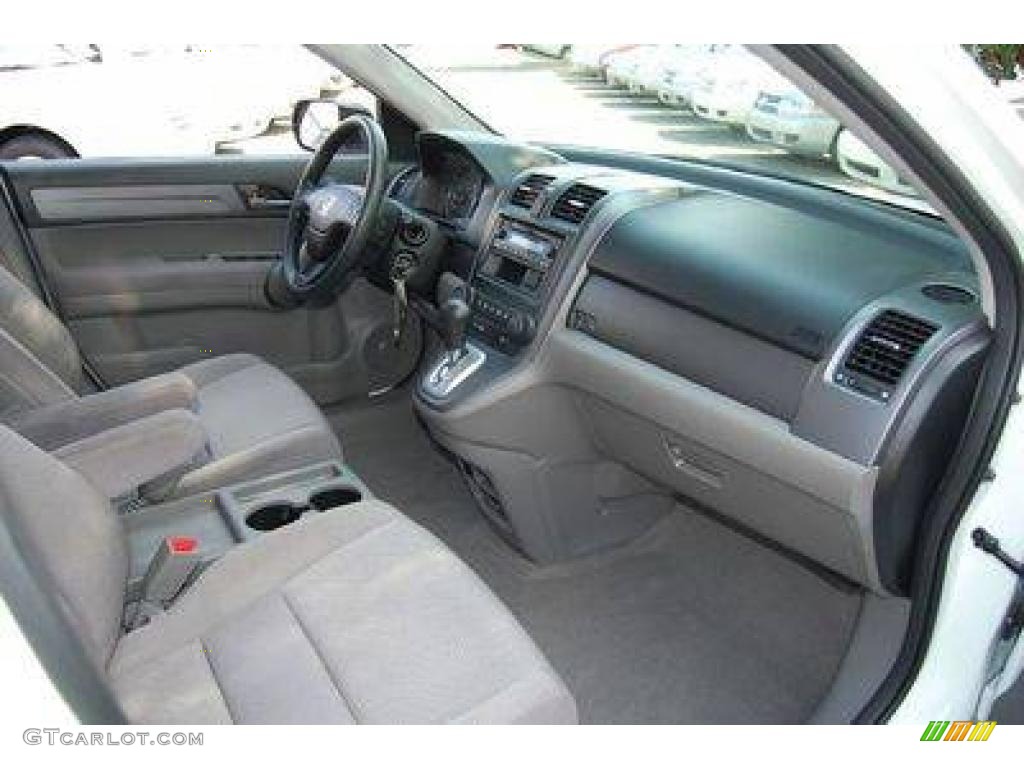 2008 CR-V LX - Taffeta White / Gray photo #9