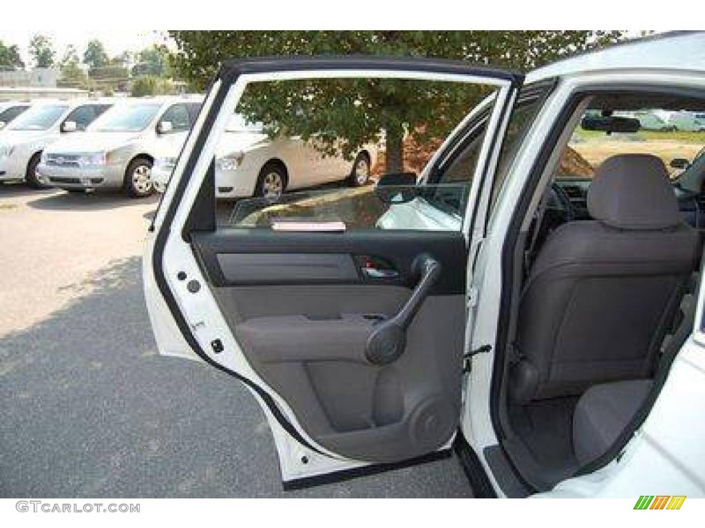 2008 CR-V LX - Taffeta White / Gray photo #13