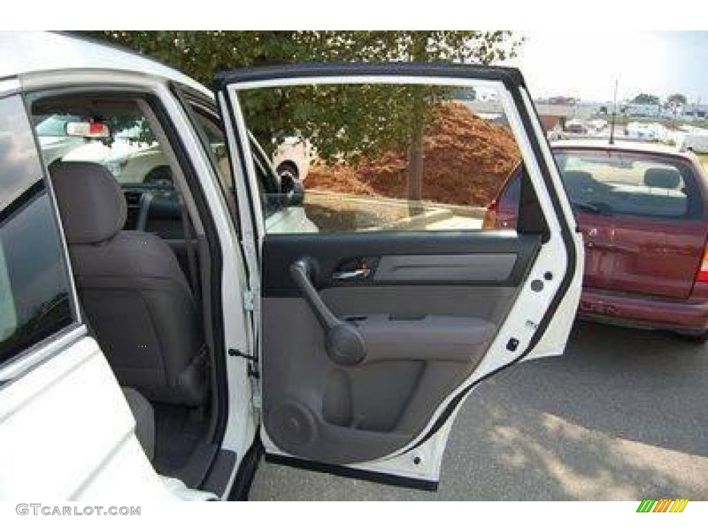 2008 CR-V LX - Taffeta White / Gray photo #14