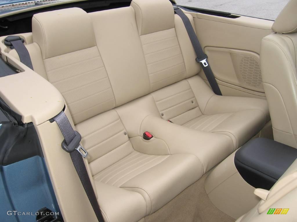 2007 Mustang GT Premium Convertible - Windveil Blue Metallic / Medium Parchment photo #10