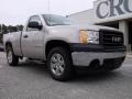 2008 Silver Birch Metallic GMC Sierra 1500 Regular Cab  photo #2