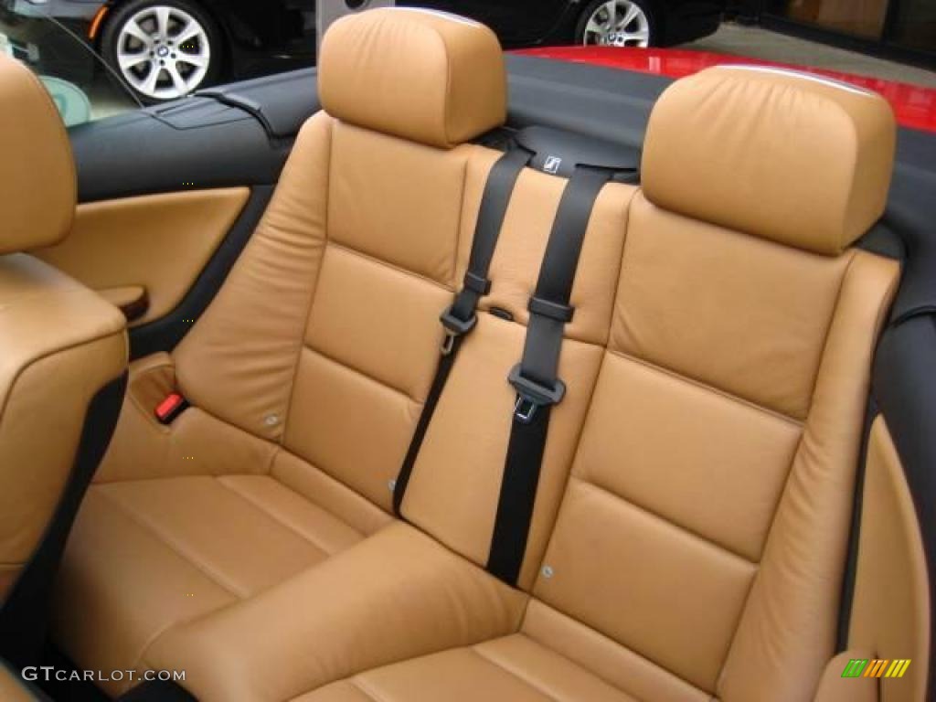 2006 3 Series 330i Convertible - Electric Red / Sand photo #15