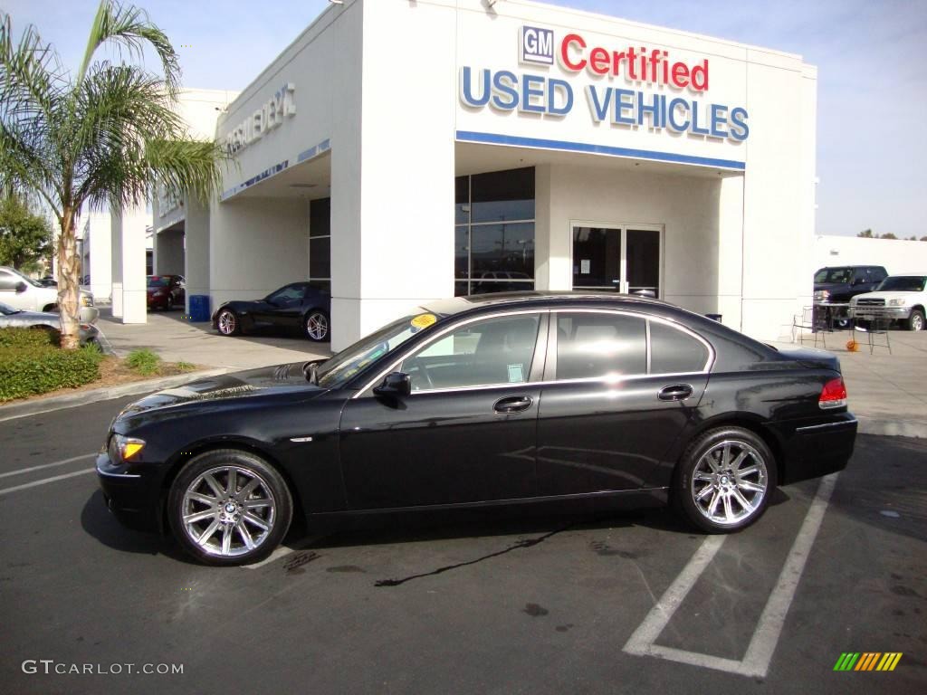 2006 7 Series 750i Sedan - Jet Black / Black/Black photo #2