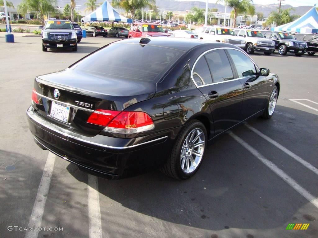 2006 7 Series 750i Sedan - Jet Black / Black/Black photo #3