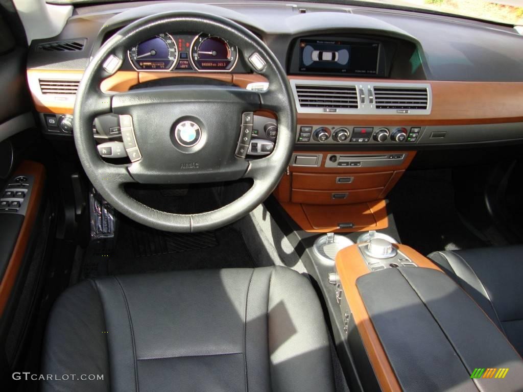 2006 7 Series 750i Sedan - Jet Black / Black/Black photo #7