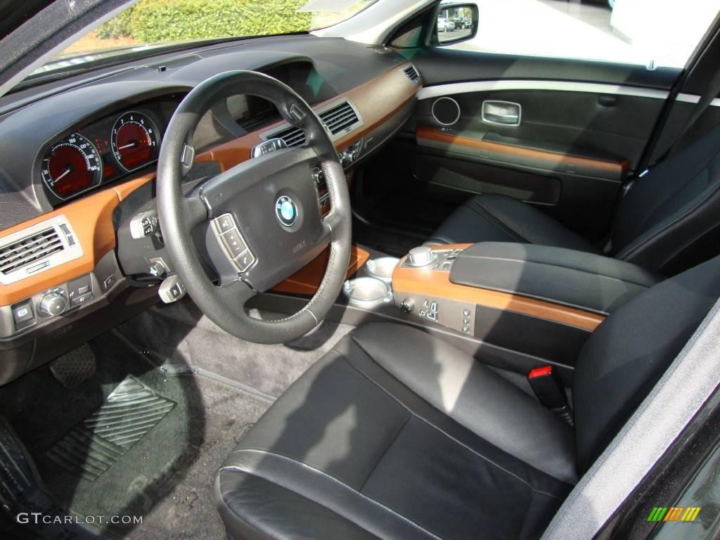 2006 7 Series 750i Sedan - Jet Black / Black/Black photo #11