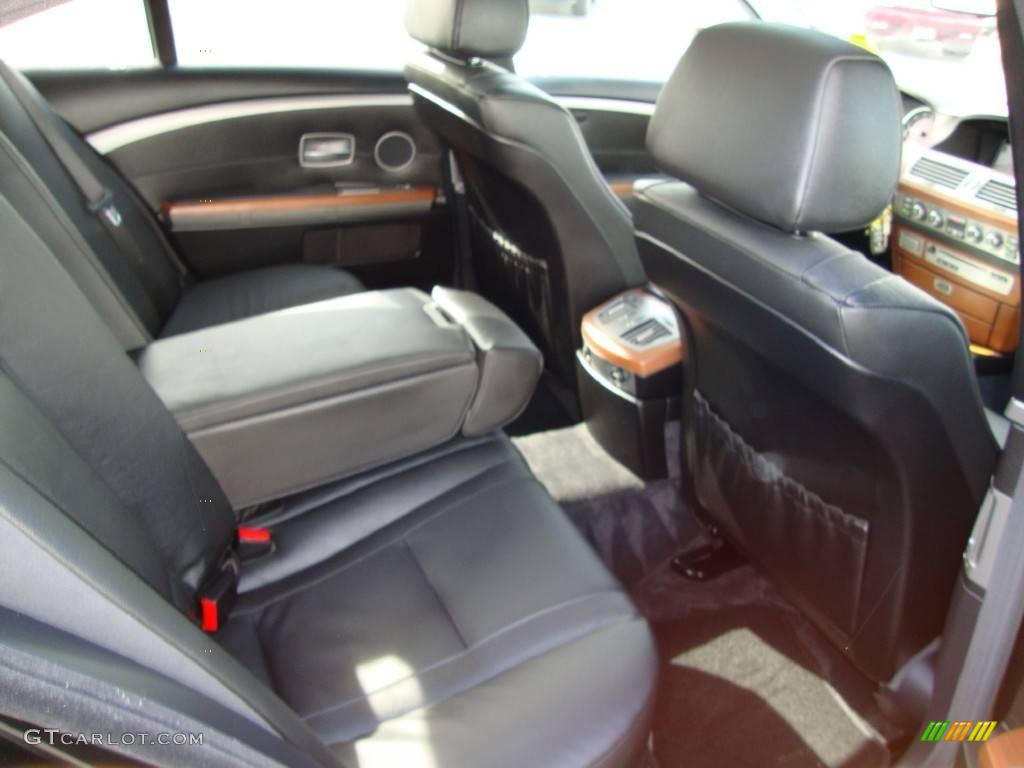 2006 7 Series 750i Sedan - Jet Black / Black/Black photo #13