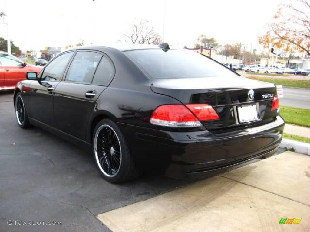 2006 7 Series 750Li Sedan - Jet Black / Black Nasca Leather photo #5