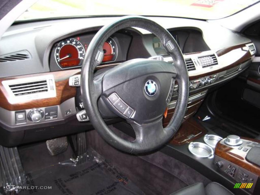 2006 7 Series 750Li Sedan - Jet Black / Black Nasca Leather photo #11