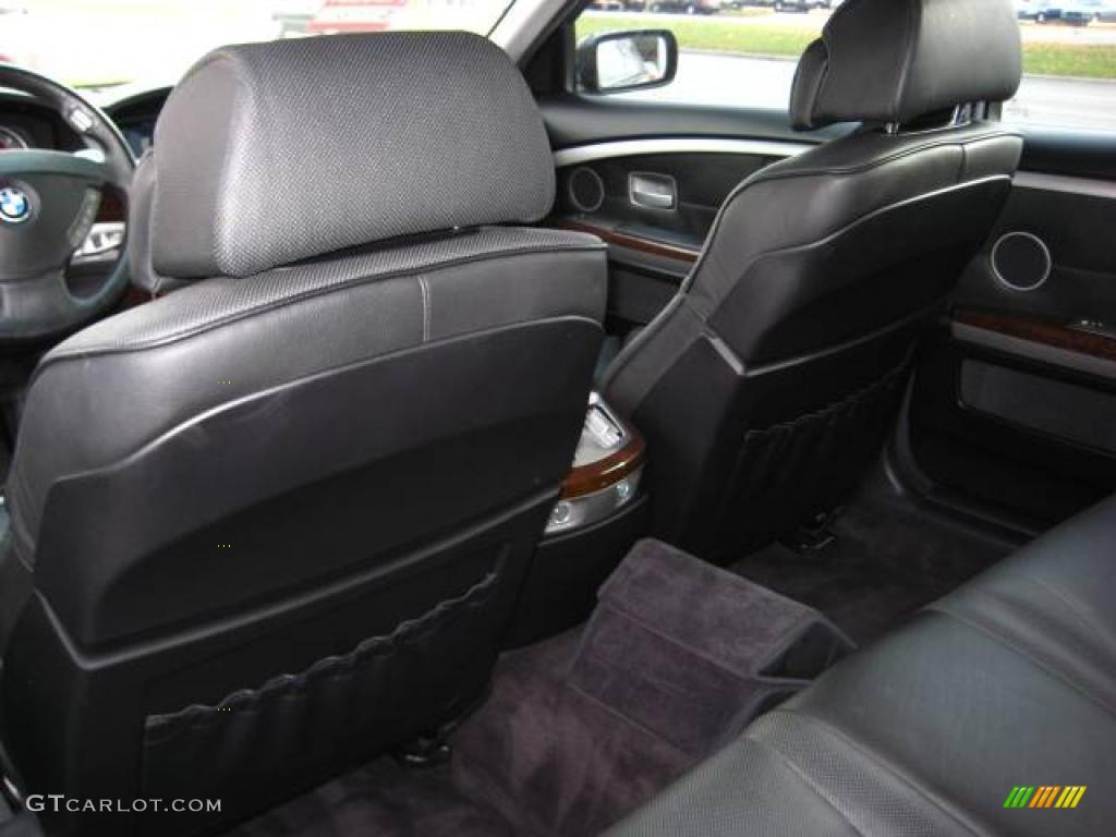 2006 7 Series 750Li Sedan - Jet Black / Black Nasca Leather photo #13