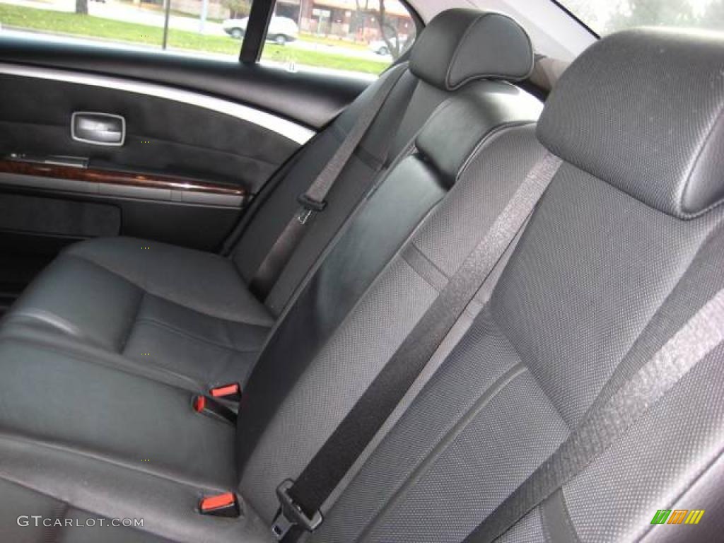 2006 7 Series 750Li Sedan - Jet Black / Black Nasca Leather photo #14